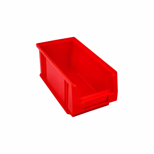 Open opbergdoos, dxbxh 290x150x125 mm, rood, polypropyleen van Schulte Lagertechnik Open opbergdoos, dxbxh 290x150x125 mm, rood, polypropyleen, opbergruimte voor kleine onderdelen, art.nr. 20221