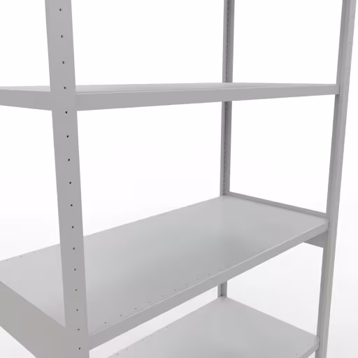 Figuur nr. 14 van het artikel basisrek, legbord, insteeksysteem MULTIplus250, 3000 x 1300 x 600 mm, 7 legborden, lengtestangen, RAL 7035 lichtgrijs uit de productgroep insteeksysteem van Schulte Lagertechnik.