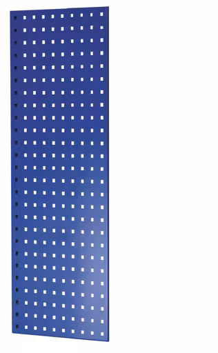 Geperforeerd paneel zijpaneel, 90 x 1000 x 400 mm (H x D), RAL 5010 gentiaanblauw van Schulte Lagertechnik Geperforeerde plaat zijwand, 90 x 1000 x 400 mm (H x D), RAL 5010 gentiaanblauw, accessoires, art.nr. 35666-B