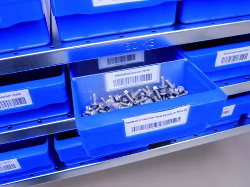 Scheidingswand 93 mm, transparant van Schulte Lagertechnik uit het plug-in systeem assortiment