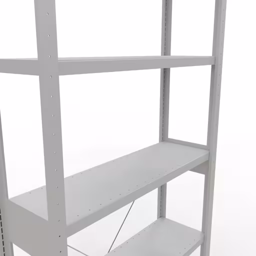 Figuur nr. 14 van het artikel basisplank, legbord, insteeksysteem MULTIplus330, 2500 x 1000 x 300 mm, 6 legborden, kruisschoor, RAL 7035 lichtgrijs uit de productgroep insteeksysteem van Schulte Lagertechnik.
