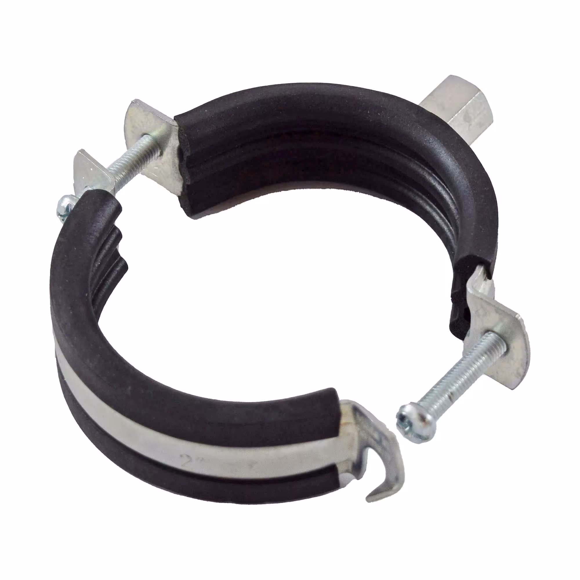 Fixotec lichtgewicht buisklem M8/M10 haaksluiting van Fixotec Fixotec lichtgewicht pijpbeugel M8/M10 haaksluiting, pijpbeugels met twee schroeven