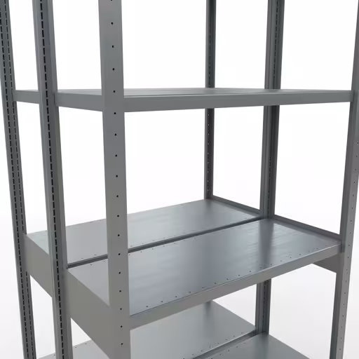 Basisplank, dubbele plank, legplank-insteeksysteem MULTIplus250, 3000 x 1000 x (2x400) mm (HxBxD), 2x7 legborden, lengtestangen, verzinkt met artikelnr. 17942 Basisplank, dubbele plank, rekkensysteem MULTIplus250, 3000 x 1000 x (2x400) mm, 2x7 planken, lengtestangen, verzinkt van Schulte Lagertechnik uit de categorie rekken