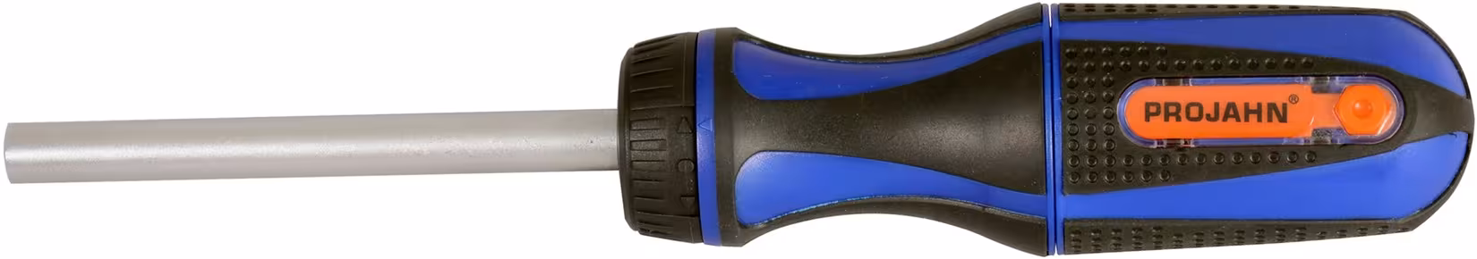 1/4" ratelschroevendraaier met bitvak en 10 gemarkeerde bits van PROJAHN Ratelschroevendraaier, magnetisch 6,3 incl. 10 kleurenringbits, bits & bithouder, art.nr. 4192