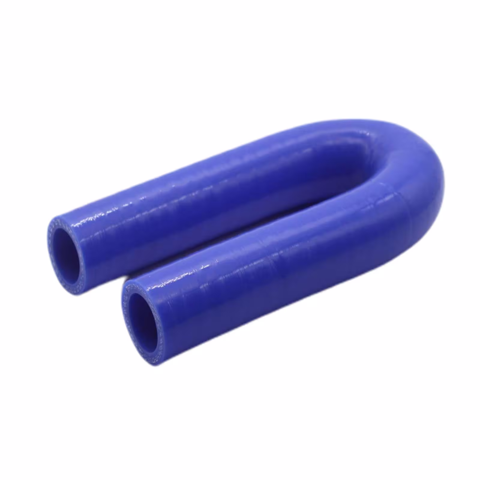 22 x 30 mm radiateurslang LLK siliconen spruitstukslang 180° graden blauw, koelwaterslangen, art.nr. KSB022-180-100GA