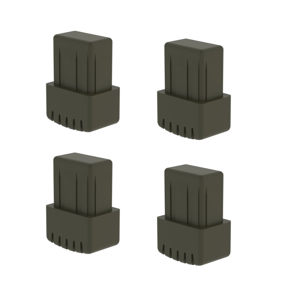 Munk binnenschoen staal-houten traptreden set van 4 stuks
