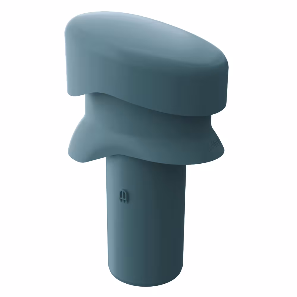 Venduct ventilatiebuis kort DN 110 donkergrijs, met regenkap van Klöber Venduct ventilatiebuis kort DN 110 met weerkap, golfrooster, steile dakdoorgangen, art.nr. KE8026-3-0400