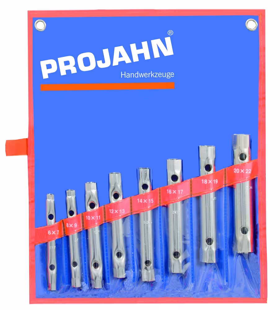 Buissleutelset 10-delig (art. 260001 voor 6-13 mm) draaipen 146 mm (art. 26002 voor 14-27 mm) van PROJAHN uit de categorie handgereedschap