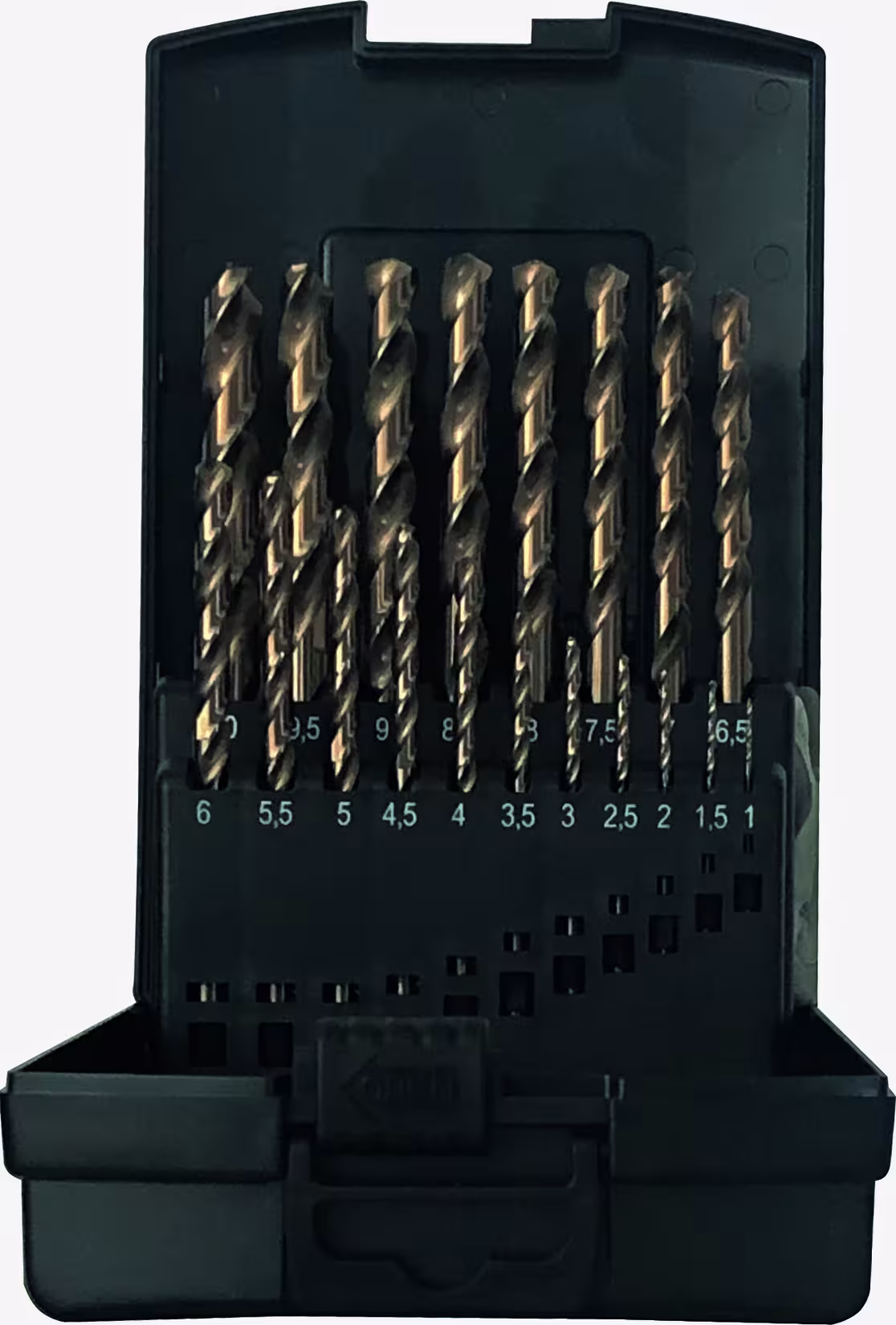 Kunststof cassette HSS-Co 19 stuks, 1-10/0,5mm BASIC van PROJAHN met het artikelnr. 67319