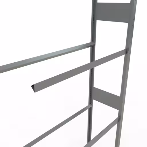 Aanbouwrek, wielen-/bandenrek, 4500 x 1050 x 400 mm, verzinkt, 6 opslagniveaus met 150 kg vakbelasting per niveau van Schulte Lagertechnik uit het assortiment stellingstellingen