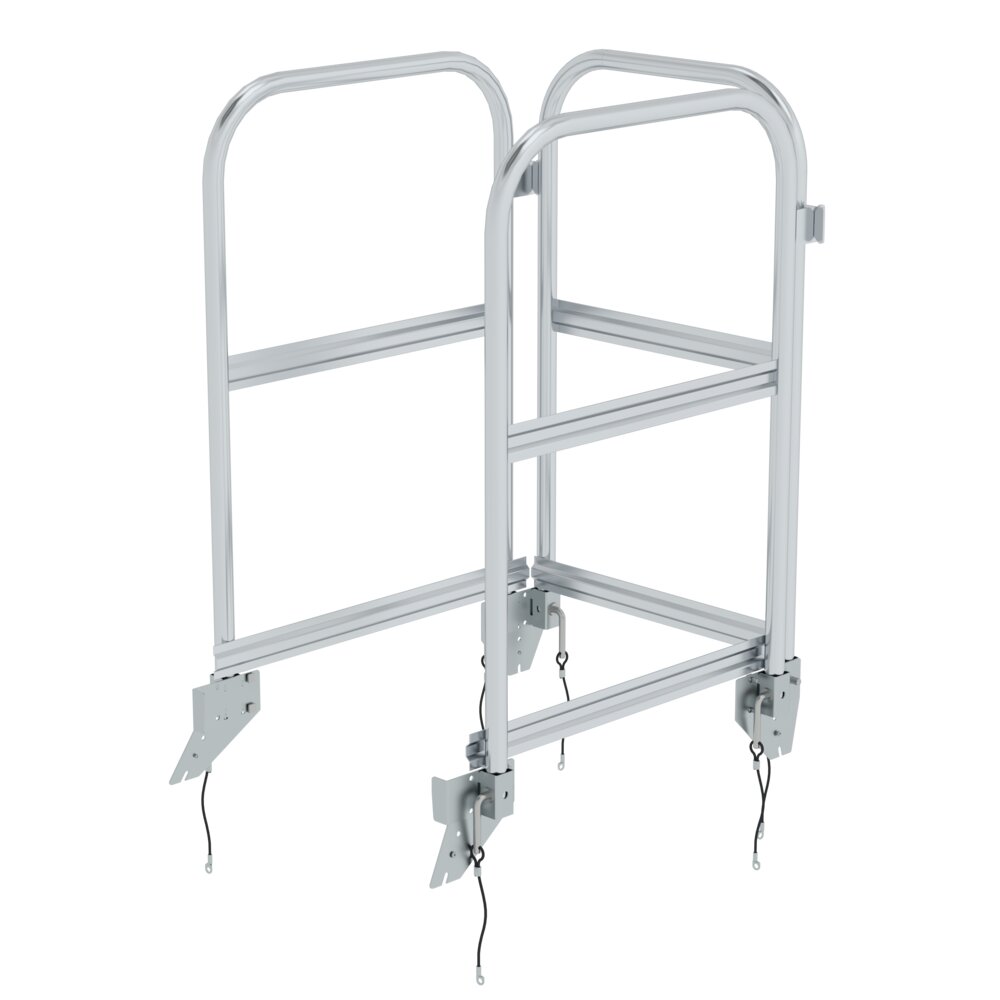 Produktbild (Abb. Ähnlich) 2179030 Munk leuning insteekbaar ontwerp voor platformtrappen, enkelzijdige toegang