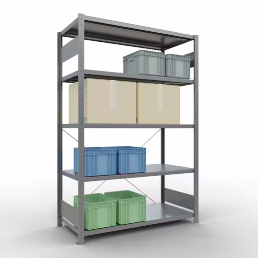 Productafbeelding nr. 12 van het artikel insteeksysteem basisplank 2000x1300x600 mm, type 250 kg, verzinkt Figuur nr. 12 van het artikel insteeksysteem basisplank 2000x1300x600 mm, type 250 kg, verzinkt uit de insteeksysteem productgroep van Schulte Lagertechnik