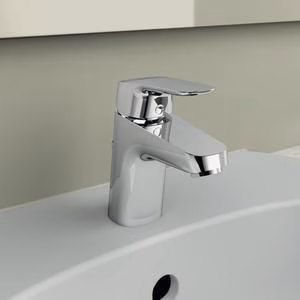 IS Ceraflex 5 l/min BlueStart wastafelmengkraan met verzonken waste 101 mm projectie chroom