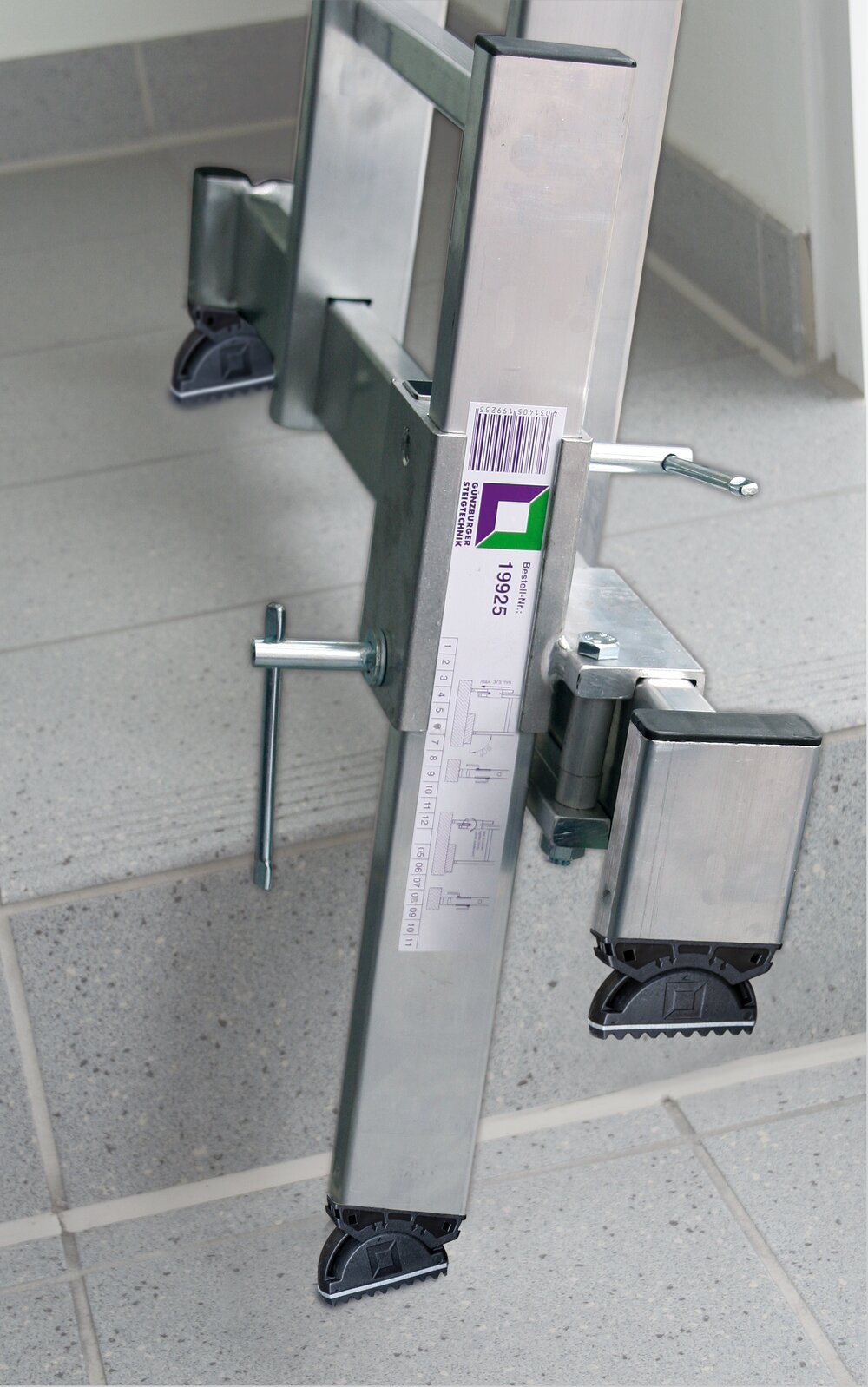 Verlengstuk voor dwarsbalk met breedte 930 mm of 1200 mm