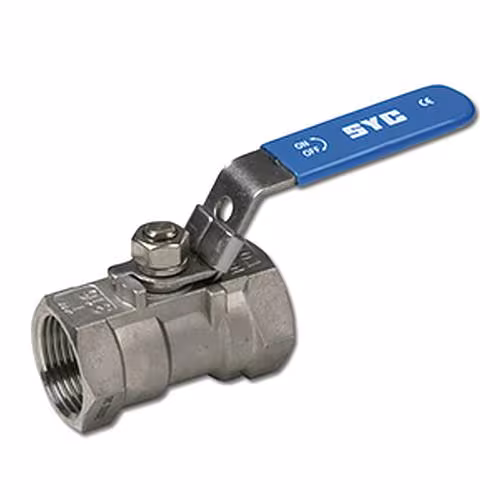 Atusa RVS kogelkraan 1-delig, gereduceerde doorlaat PN63, kogelkranen & afsluiters, artikelnr. IVB10064