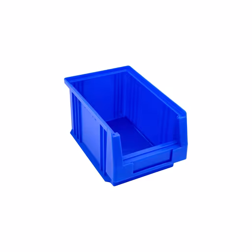 Open opbergdoos, dxbxh 230x150x125 mm, blauw, polypropyleen van Schulte Lagertechnik uit het rekkenprogramma