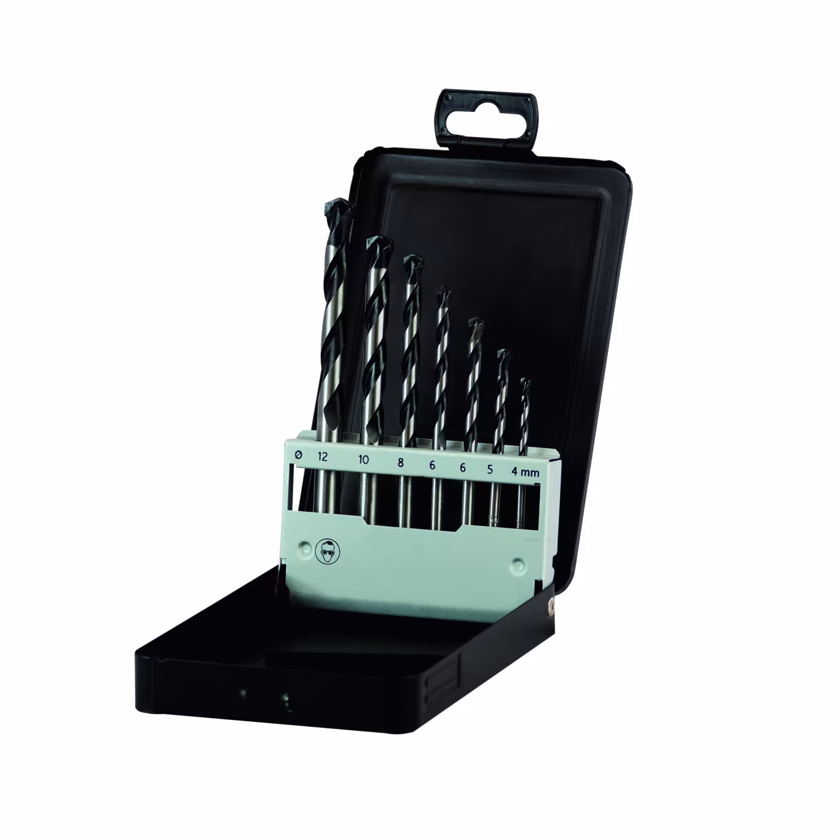 TCT betonborenset 7-delig. 4-5-6-6-8-10-12 mm in metaalcassette uit de categorie boren met de GTIN 4000146560020 TCT betonborenset 7-delig. 4-5-6-6-8-10-12 mm in metalen cassette van PROJAHN uit het assortiment machineaccessoires