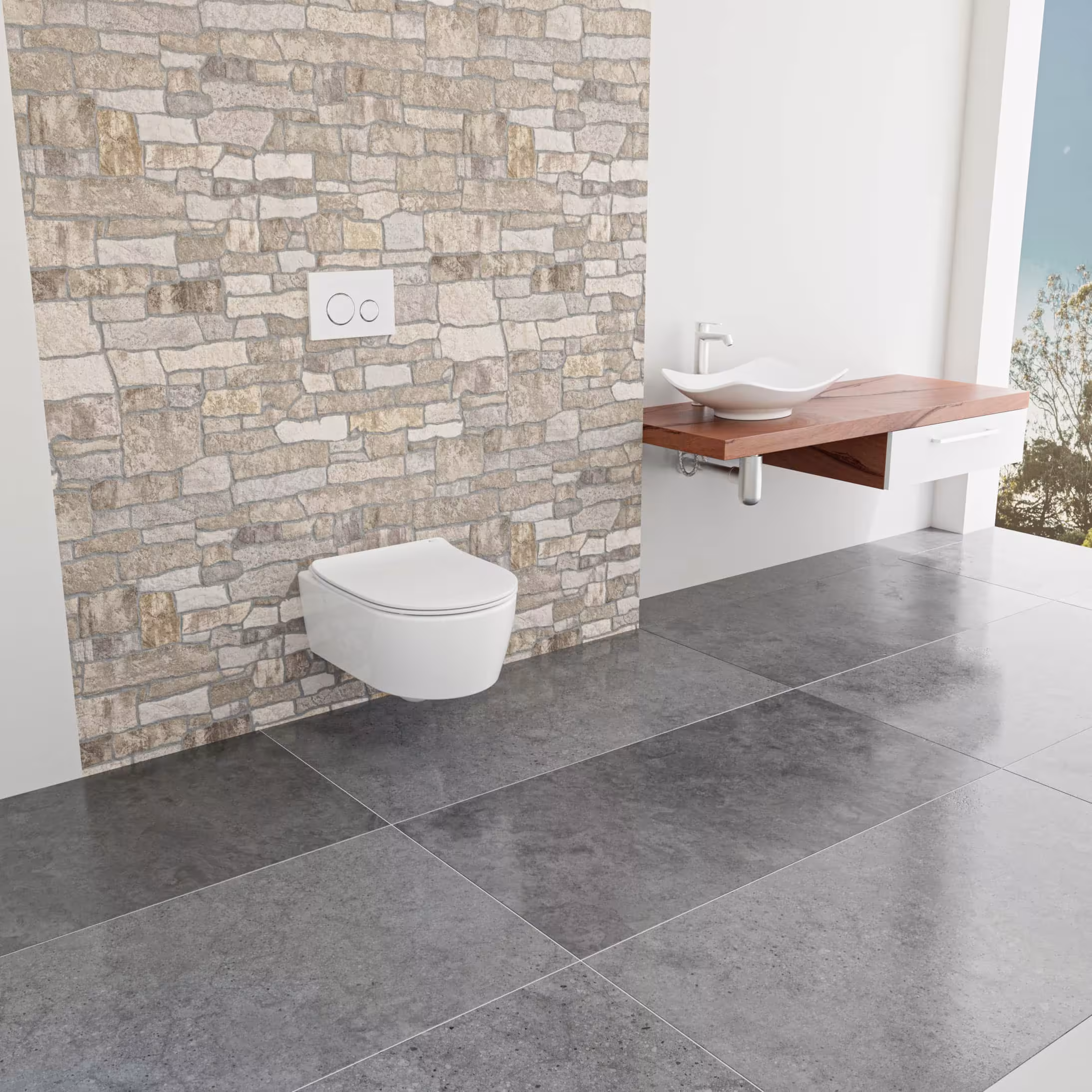 Deluxe toiletbril D800 D-vorm wit met softclose mechaniek voor onder andere Laufen Pro, Vitra S50 van het merk LUVETT uit het assortiment badkamerkeramiek