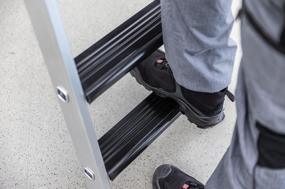 Munk stootkussen clip-step relax per meter, grijs