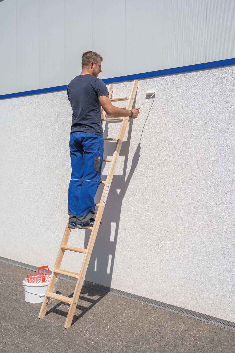 Milieubild 3811624 Munk houten trap zonder trapleuning 6 treden