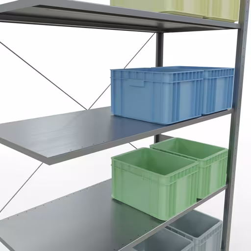 Andere weergave van het artikel insteeksysteem opzetplank 3000x1300x600 mm, type 150 kg, verzinkt uit de categorie insteeksysteem