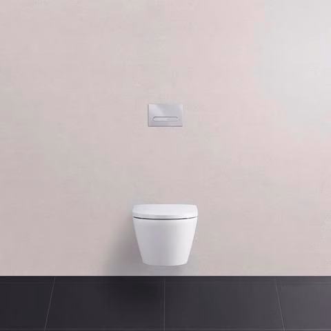 Duravit wandcloset 540 mm D-Neo Wit, randloos spoeltoilet, closetzitting met soft-close mechanisme, inclusief Durafix