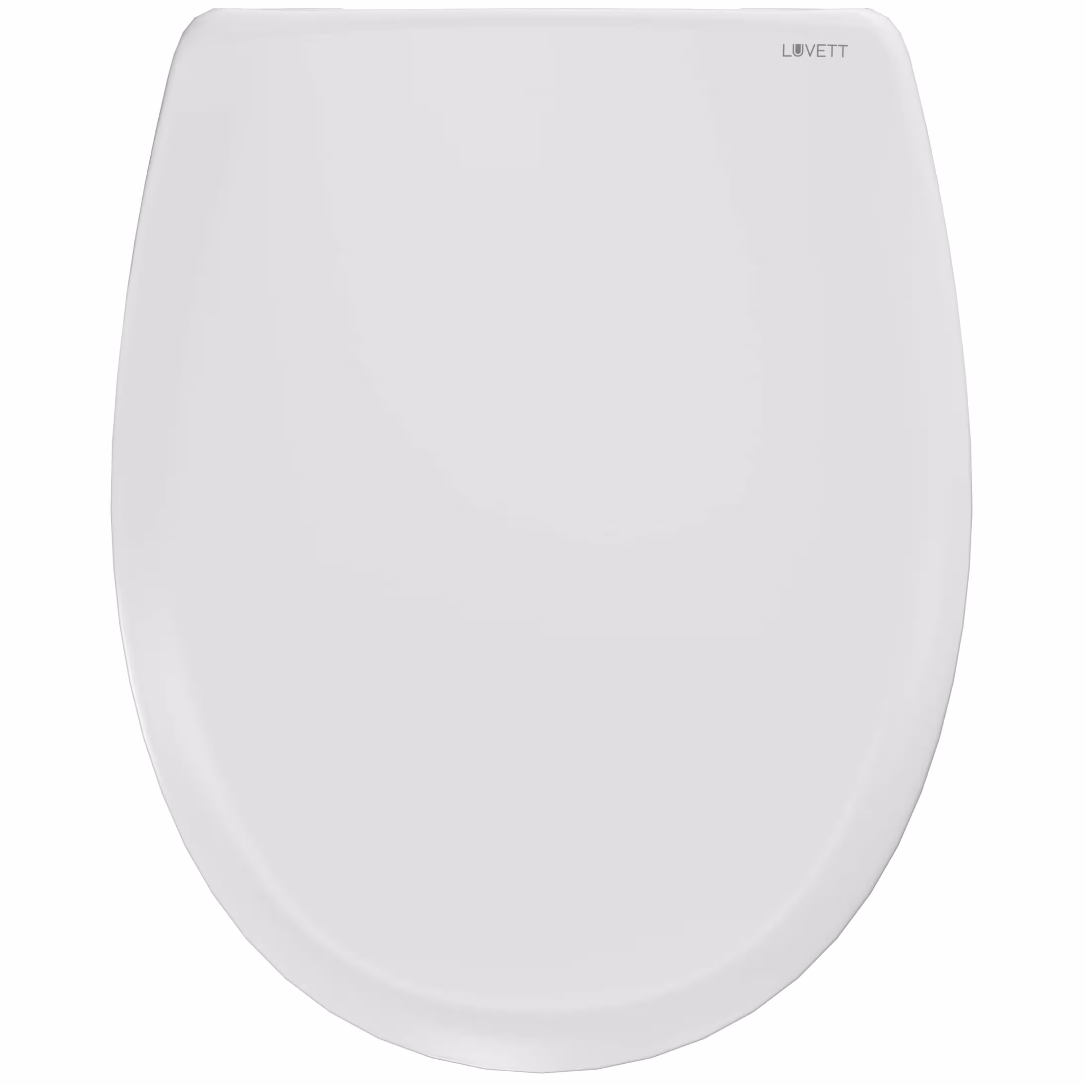 Toiletzitting C770 wit ovaal met softclose-mechanisme van LUVETT met art.nr. 536173