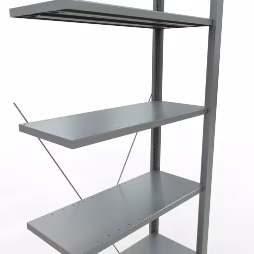 Afbeelding nr. 13 van het artikel, kantoorrekken, insteeksysteem MULTIplus85, 2300 x 750 x 300 mm, 7 legborden, verzinkt, zonder aanslaglijst uit de productgroep kantoorrekken van Schulte Lagertechnik