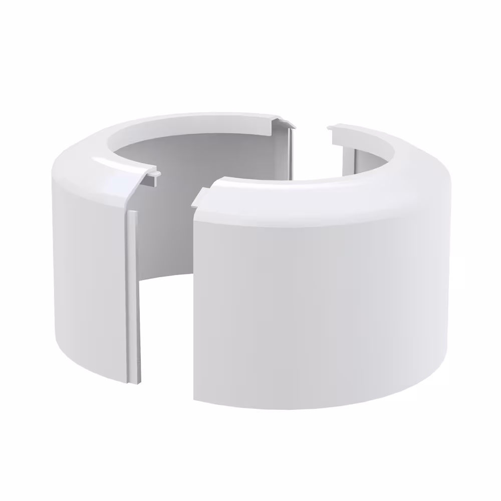 A980 grote universele kunststof rozet voor toiletsproeiers ø110/DN100 van AlcaPlast met art.nr. A980