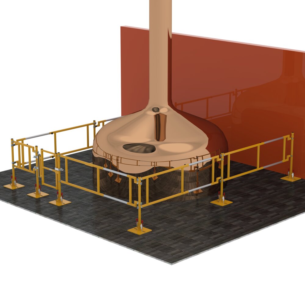 Produktbild (Abb. Ähnlich) 2178626 Munk FlexxGuard telescopische reling 900-1200 mm