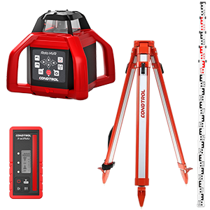 Professionele Roto HVR SET, H+V roterende laser met ROTEM laserstraal van het merk Condtrol Professionele Roto HVR SET, H+V roterende laser met ROTEM laserstraal uit de categorie roterende lasers met onderdeelnummer 7-2-094