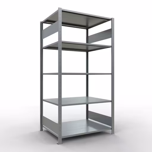 Productafbeelding nr. 14 van het artikel basisrek, legbord, insteeksysteem MULTIplus150, 2000 x 1000 x 800 mm, 5 legborden, verzinkt uit het insteeksysteem assortiment van Schulte Lagertechnik