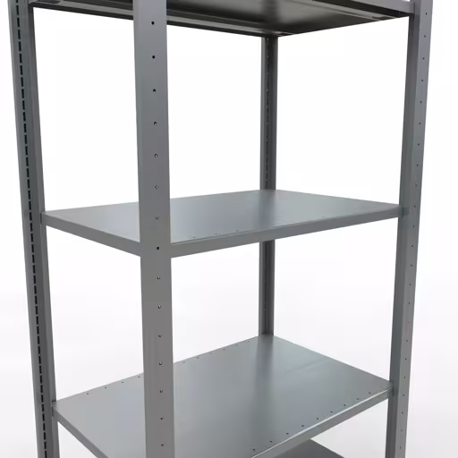 Basisplank, legplank, insteeksysteem MULTIplus150, 2000 x 750 x 500 mm (HxBxD), 5 legborden, lengtestangen, verzinkt uit de categorie basisplanken met de GTIN 4004514254597 Basisplank, legbord, insteeksysteem MULTIplus150, 2000 x 750 x 500 mm, 5 legborden, verzinkt van het merk Schulte Lagertechnik uit het assortiment insteeksysteem
