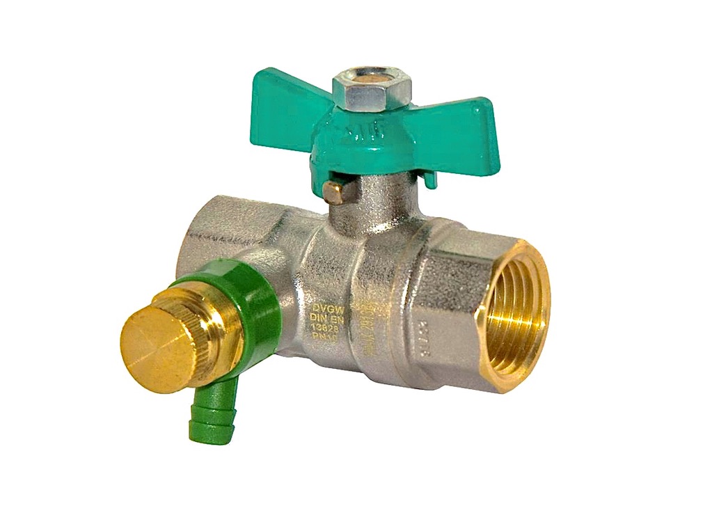 Kogelkranen voor drinkwater Drainage knevel IG-IG