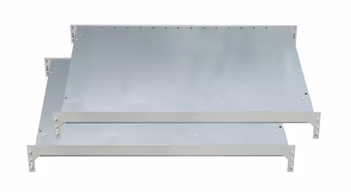 Extra niveau voor dubbele kanbanstelling MULTIplus150, 1000 x 2x600, verzinkt, zonder verdelers en zijgeleiders van Schulte Lagertechnik uit het assortiment stellingstellingen