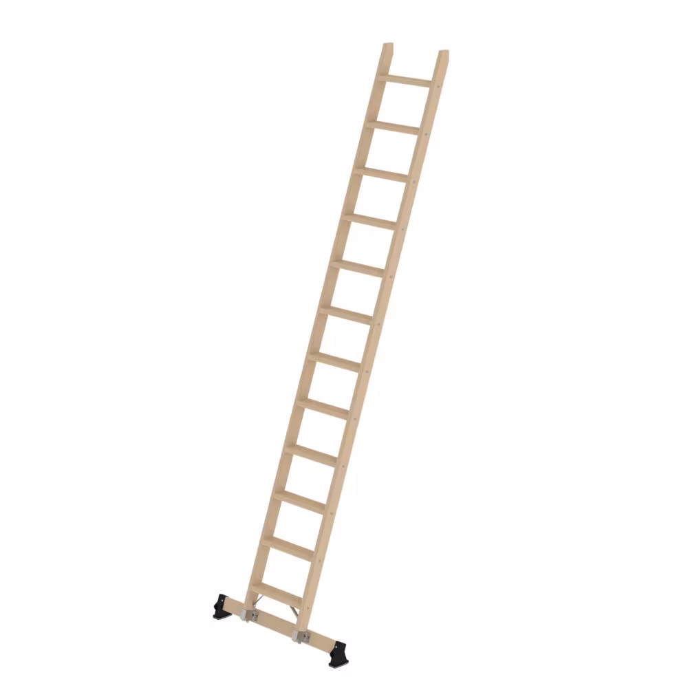 Koop een houten trapladder met nivello® traverse 12 treden van Munk Günzburger Steigtechnik bij qpool24 Ontdek de houten ladder met nivello® traverse 12 treden uit de categorie lean ladder met artikelnr. 33732 in de qpool24 onlineshop