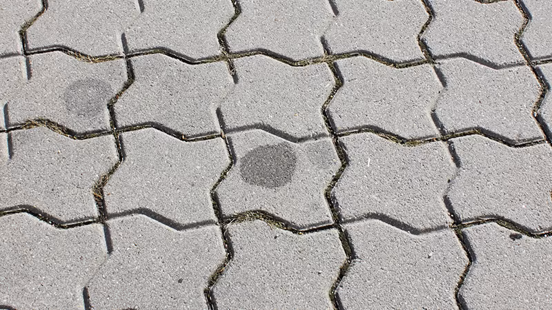 TecLine olievlekkenverwijderaar 1 literfles Pfad, Straße, Gehweg, Kopfsteinpflaster, Textur