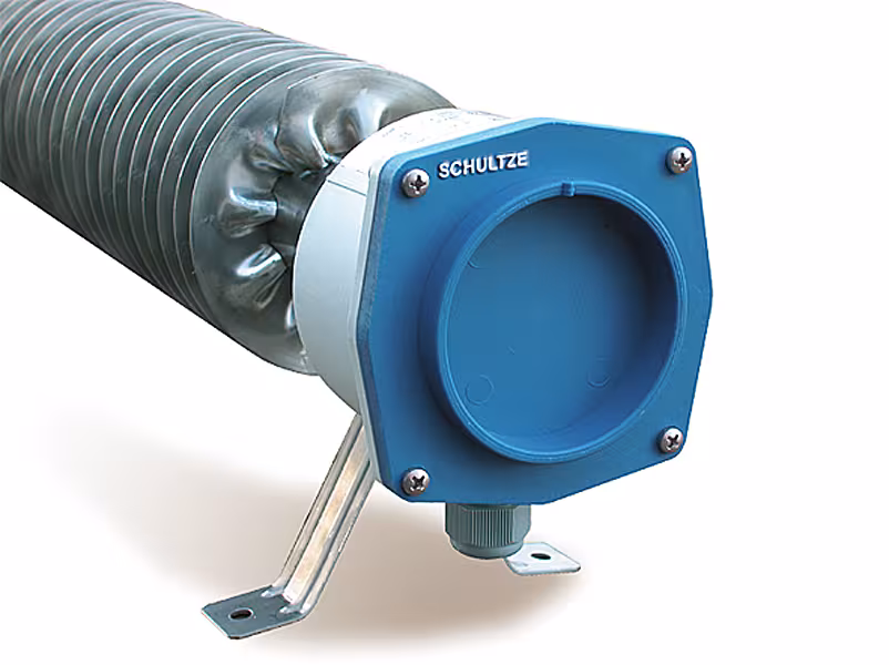 Lamellenbuiskachel voor brandgevaarlijke ruimtes, 230 V, IP66/67 van Schultze Lamellenbuiskachel voor brandgevaarlijke ruimtes, 230 V, IP66/67, lamellenbuiskachels