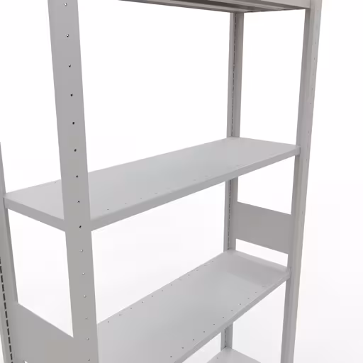 Productafbeelding nr. 14 van het artikel basisplank, legbord, insteeksysteem MULTIplus150, 3000 x 1000 x 300 mm, 7 legborden, RAL 7035 lichtgrijs uit het insteeksysteem-assortiment van Schulte Lagertechnik