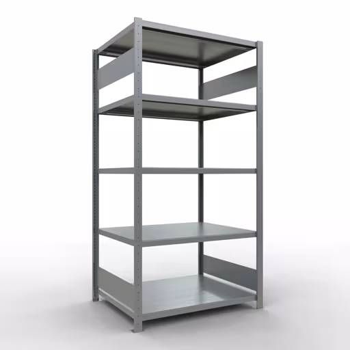 Afbeelding nr. 14 van het artikel basisrek, legbord, insteeksysteem MULTIplus250, 2000 x 1000 x 800 mm, 5 legborden, lengtestangen, verzinkt uit de productgroep insteeksysteem van Schulte Lagertechnik