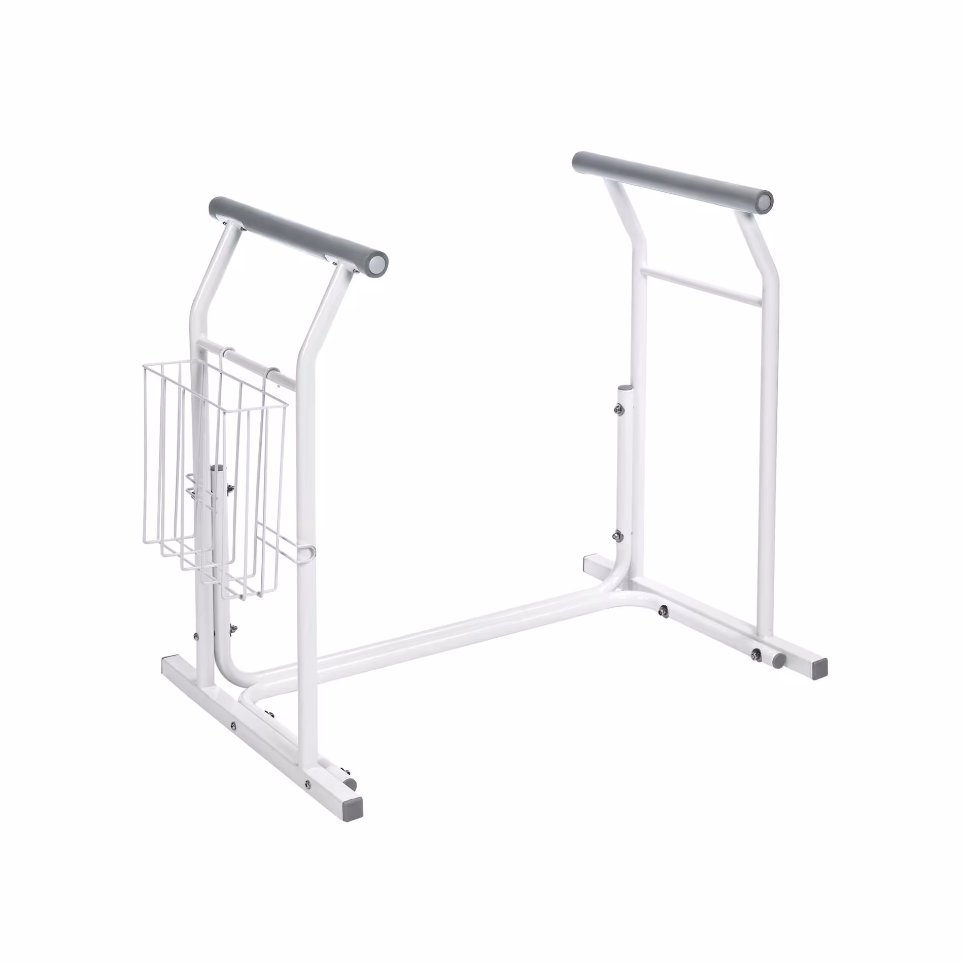 Mobiele toilet-opstahulp Sam, wit, inclusief opbergmand van het merk Ridder uit het assortiment badkamerinrichting & sanitair