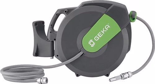 Wandgemonteerde slangkast K15, breedte 18 cm, diepte 45 cm, kunststof, PVC, messing, merk GEKA Wandgemonteerde slangkast K15, breedte 18 cm, diepte 45 cm, kunststof, PVC, messing, GEKA, uit de categorie slangkarren en slanghaspels, artikelnummer 4000351336