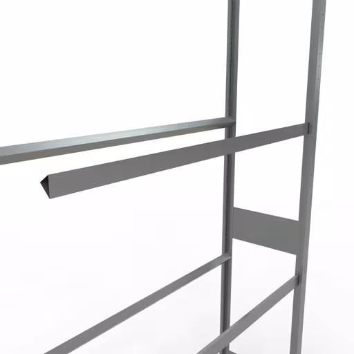 Aanbouwrek, wielen-/bandenrek, 2750 x 1300 x 400 mm, verzinkt, 4 opslagniveaus met 150 kg vakbelasting per niveau van Schulte Lagertechnik met artikelnr. 20995