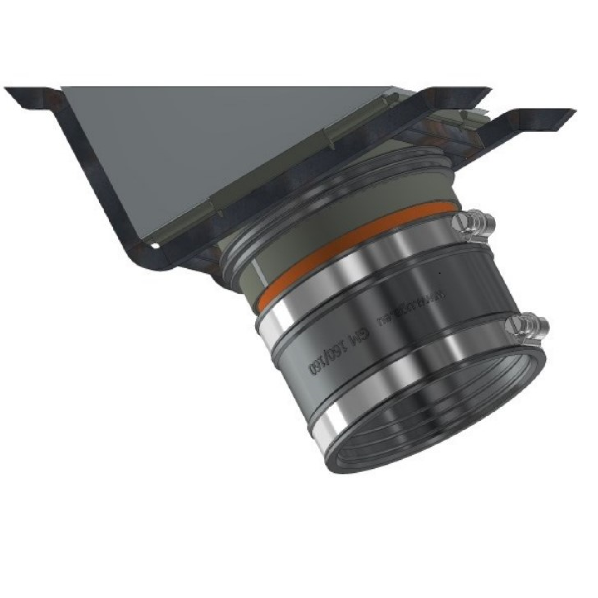 Bajonet enkele schuine afdichting pakkinghulstechnologie UGA-kabelinvoerversie lengte: 200 mm met GTIN 4251582427945 Bajonet enkele schuine afdichtingspakking BKD150-K-S30-MA125/200 van UGA System-Technik met artikelnr. 401912520030