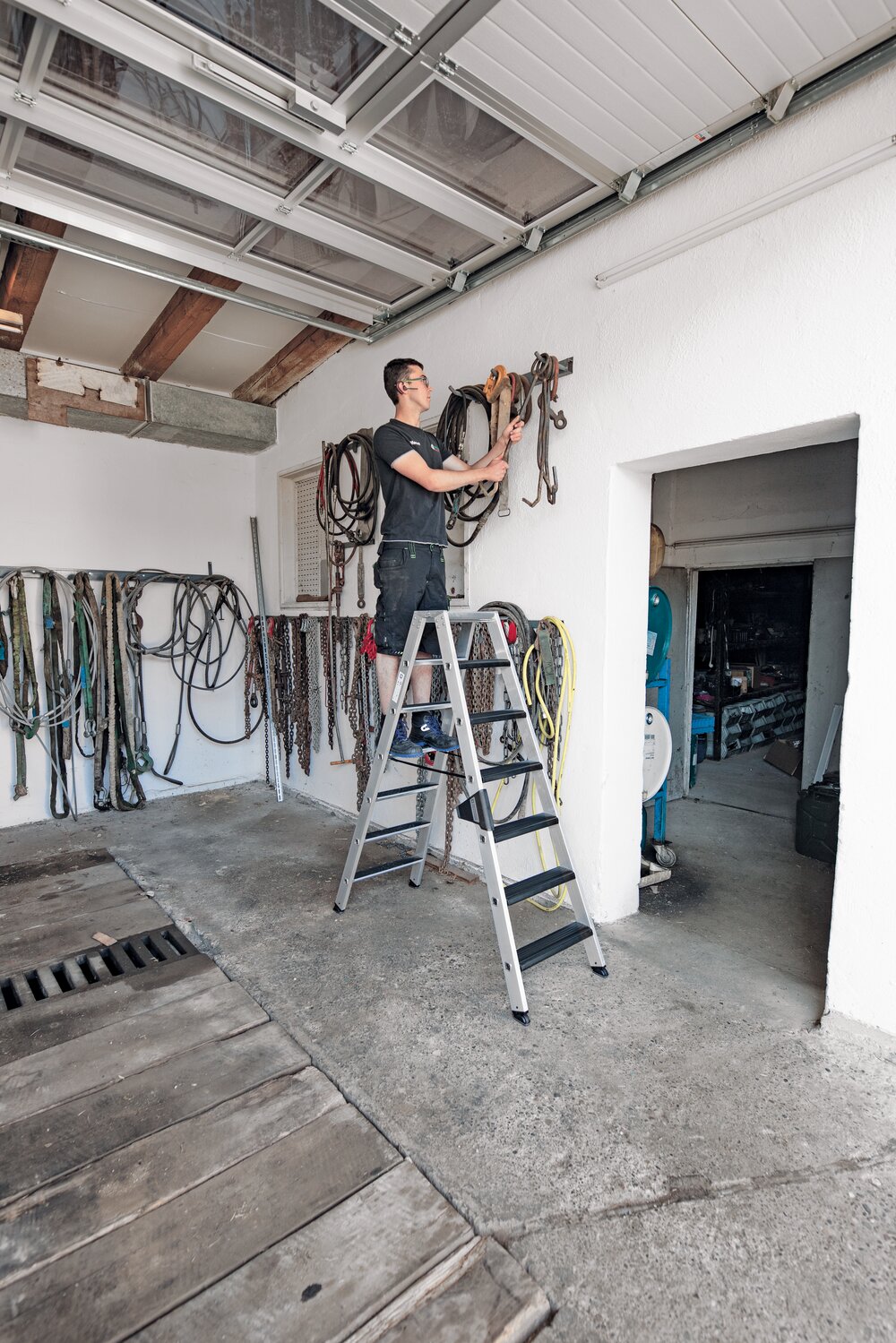 Munk trap, dubbelzijdige toegang met clip-step relax 2x3 treden