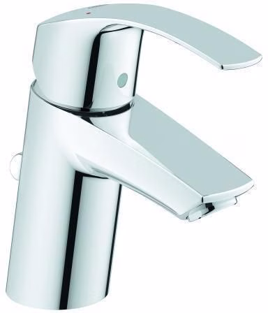 GROHE Eurosmart 33265_2 S-formaat eengreeps wastafelkraan, chroom, van het merk Grohe GROHE eengreeps wastafelkraan uit de categorie wastafelkranen met artikelnummer 6000518256