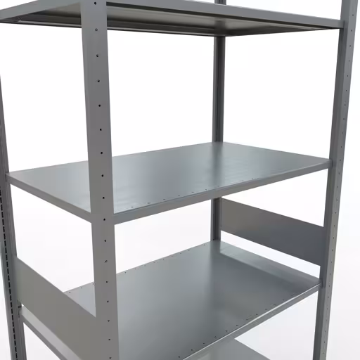 Basisplank, legbord, insteeksysteem MULTIplus85, 3000 x 1000 x 600 mm, 7 legborden, verzinkt van het merk Schulte Lagertechnik uit het assortiment insteeksysteem