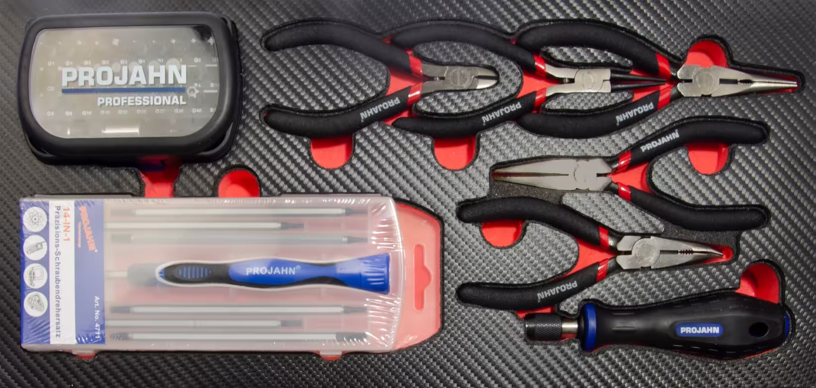 Elektronica-inzetstuk van PROJAHN Inzetelektronica, organisatiesystemen & werkplaatswagens