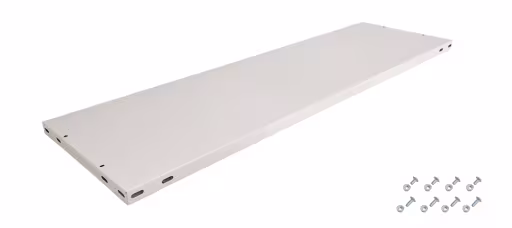 Figuur nr. 7 van het artikel extra plank MULTIplus85, 1000 x 300, RAL 7035 lichtgrijs, incl. 8 schroeven + moeren uit de productgroep kantoorrekken van Schulte Lagertechnik