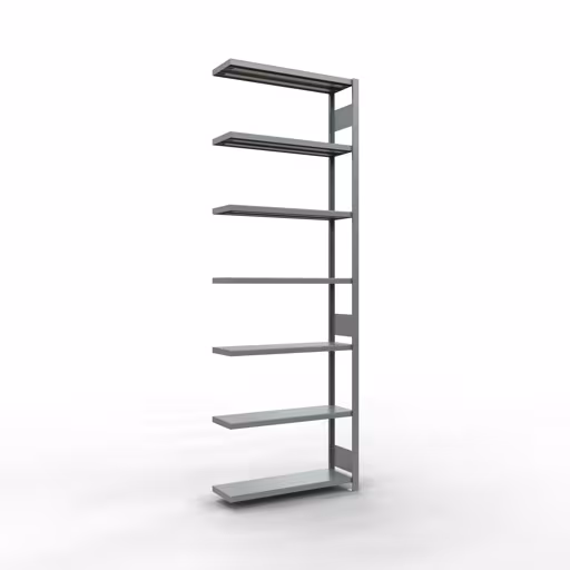 Afbeelding nr. 13 van het artikel aanbouwrekken, legbordstellingen, insteeksysteem MULTIplus330, 3000 x 1000 x 300 mm, 7 legborden, lengtestangen, verzinkt uit de productgroep insteeksysteem van Schulte Lagertechnik
